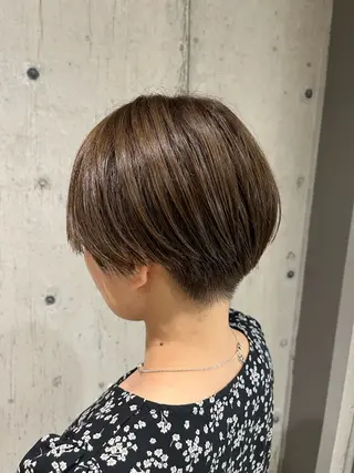 ショート カラー 傷ませないカラー・ ボブ・リクト💥のヘアスタイル