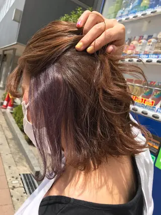 ミディアム カラー 天王寺/阿倍野 tocca rieのヘアスタイル