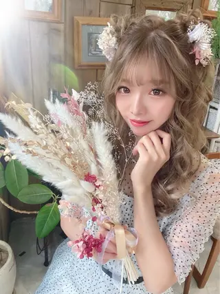 ヘアアレンジ lien natsukiのヘアスタイル