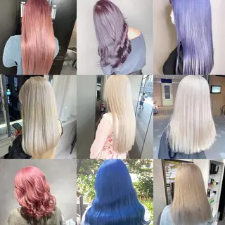 ミディアム カラー メンズ Selene hair 難波店のヘアスタイル