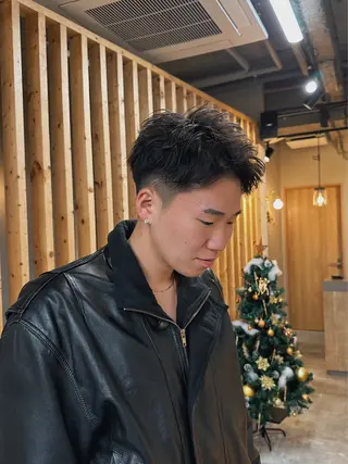 ショート HIROKI /メンズ/艶カラーのヘアスタイル