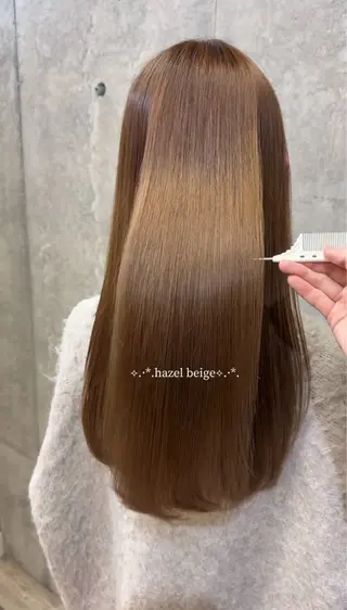 ロング 柴田 すず花のヘアスタイル