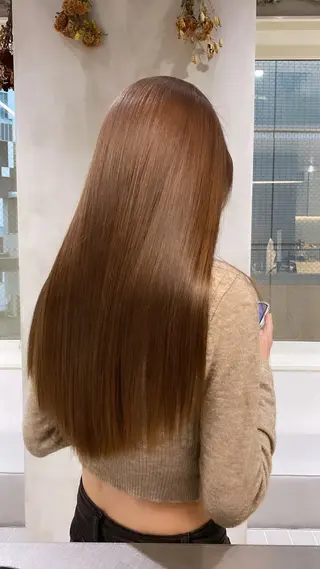 ロング カラー grow所属・🧡YUKA🧡 渋谷/プルエクステのヘアスタイル