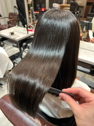 セミロング カラー 【ツヤ髪を叶える】 店長 平間 響のヘアスタイル