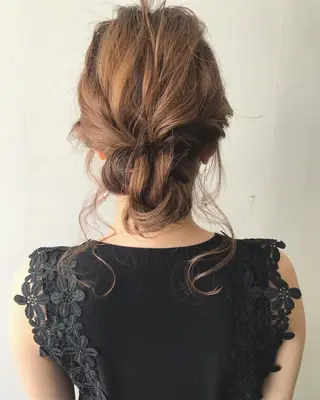 ミディアム ヘアアレンジ ⭐️ アユミ⭐️のヘアスタイル