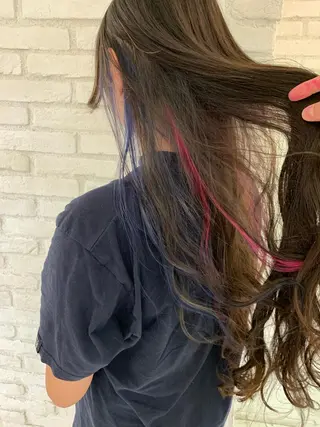 ロング カラー パーマ ヘアアレンジ レイヤー＆カラー 人気美容師倉崎涼のヘアスタイル