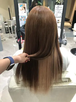 ロング カラー 🦋美髪／エクステ 🦋アベイクミのヘアスタイル