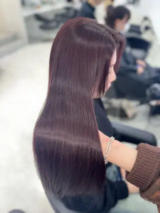 ロング カラー 暗め🩶寒色🩶 お洒落に✨/円香のヘアスタイル