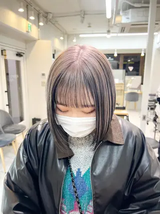 ショート カラー Stir Maison 大宮所属・ryuma/ボブ /透明感カラーのヘアスタイル