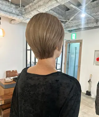 ショート カラー ヘアアレンジ 🎀suzuna 透明感colorのヘアスタイル