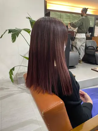 セミロング かんばら りょーいのヘアスタイル