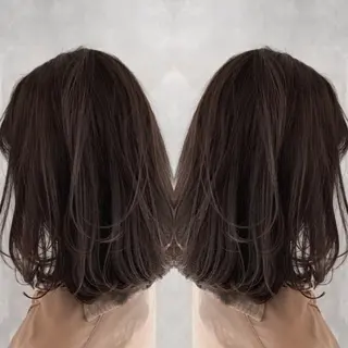 ミディアム ANDO HIKARIのヘアスタイル