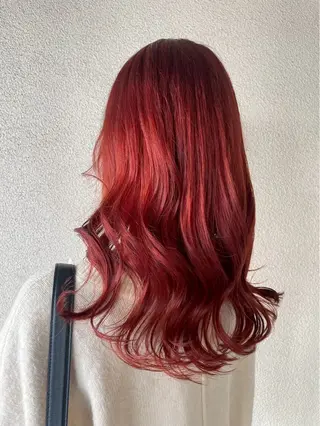 カラー 暖色color🍒 あやかのヘアスタイル