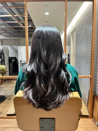 ロング カラー CLAPS富岡所属・オノ モモカ / モデル募集のヘアスタイル
