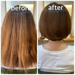 ショート カラー エイト ウメダのヘアスタイル