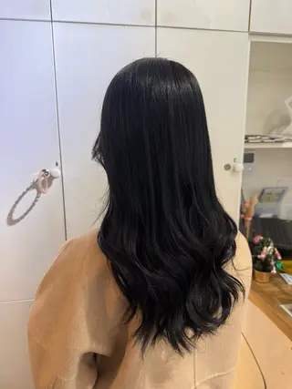 ロング カラー モデル募集中‎🤍 山崎妃香のヘアスタイル