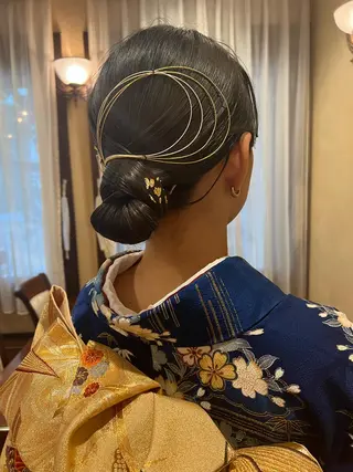 セミロング ヘアアレンジ 篠宮 杏珠のマツエク・マツパデザイン