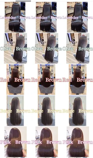 ロング カラー Russo(ルッソ)所属・こにし/蒲生四丁目 /髪質改善/スパのヘアスタイル