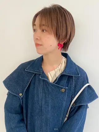ショート カラー ショート/ボブ/ 吉祥寺/ryoのヘアスタイル