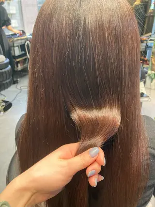 ロング 髪質改善☺︎縮毛矯正 ふじい まりんのヘアスタイル