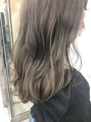 ロング カラー 前髪顔周り✂️店長 ❤️アマミヤ❤️のヘアスタイル