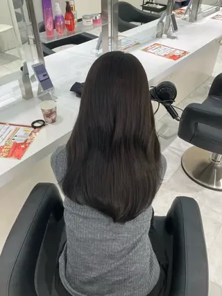 ロング カラー ヘアアレンジ 🫧透明感ラベンダー 似合わせ🫧あい🫧のヘアスタイル