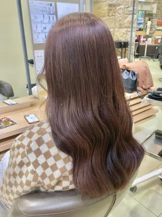 セミロング カラー ネイル マツエク・マツパ 韓国マツエク/まつパ 🎀misaki🎀のマツエク・マツパデザイン