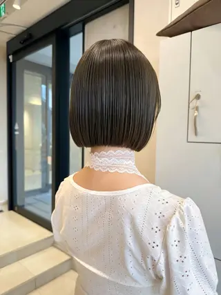 ショート カラー 🎀やわらかカラー/ 艶カラー/よこやまのヘアスタイル