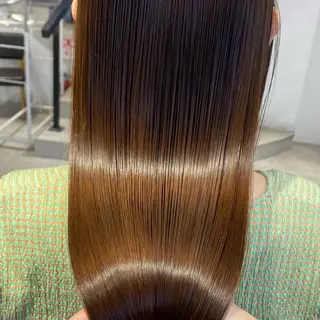 ロング 酸性ストレート・ メンズ 三原 楊子のヘアスタイル