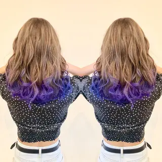 セミロング カラー Hair make VERDA所属・宮下 耕平のヘアスタイル