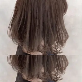 ミディアム ANDO HIKARIのヘアスタイル