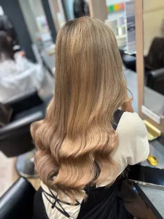 ロング 横浜/エクステ特化× 艶カラー/あいかのヘアスタイル