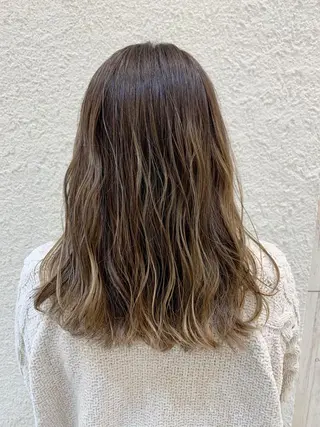 ミディアム カラー NYNY四條畷店 森 亮人のヘアスタイル