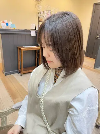 ミディアム 亀川蓮 Agu hairのヘアスタイル