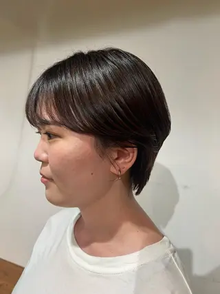 ショート 長田 唯のヘアスタイル