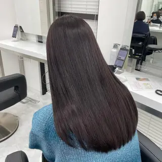 ロング カラー kazuki🍑韓国 トレンド暖色🫗のヘアスタイル