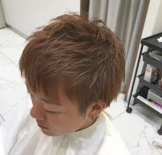 カラー メンズ 韓国ヘア/耳ツボジュ エリー♡ayumuのヘアスタイル