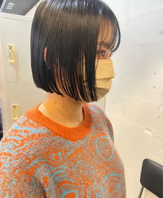 ショート カラー ヘアアレンジ satsuki 暖色・ブラウンカラーのヘアスタイル