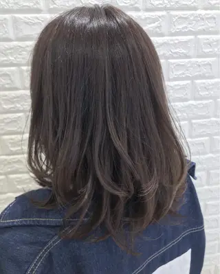 ミディアム カラー 岡田詩織 MODE Ks松原店のヘアスタイル