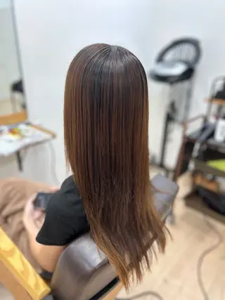 ロング 原 夢歩のヘアスタイル