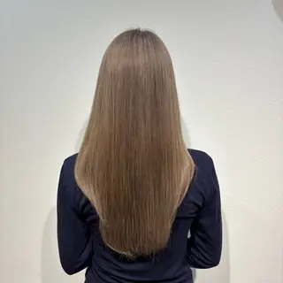 ロング カラー ブリーチ予約率90% 以上✨森山陽向のヘアスタイル