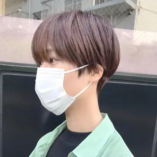 ショート シンプル+αな デザインを 松崎陸のヘアスタイル