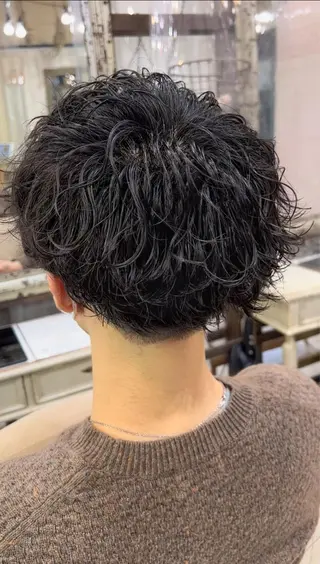 ショート パーマ メンズ メンズStylist 山根慧のヘアスタイル