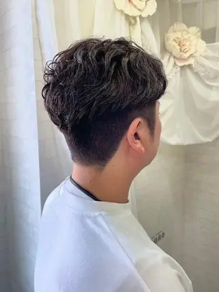 ショート パーマ メンズ Hair  create Mano所属・堀一樹/ メンズヘア/パーマのヘアスタイル