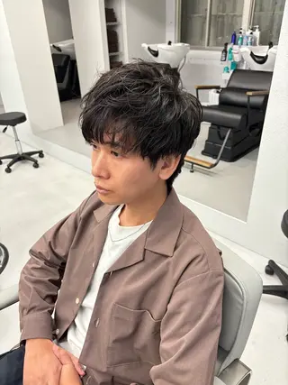 メンズ メンズパーマ✨ メンズカット聖のヘアスタイル