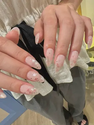 ネイル 韓国ワンホンネイル 🐈‍⬛natsuのネイルデザイン