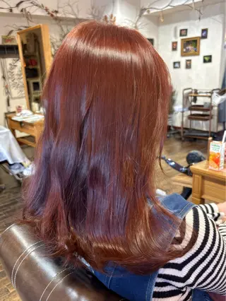 カラー アカリ😸🫶 カラーリスト🧡のヘアスタイル