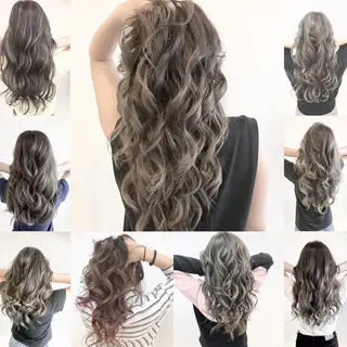 ロング カラー Hair make VERDA所属・富永 憲一郎のヘアスタイル