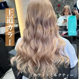 ロング 🌈カラー特化 ハイトーンけいと🌈のヘアスタイル