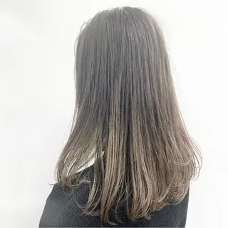 ロング カラー ヘアアレンジ ハイトーン/美髪矯正 🍃大江拓実のヘアスタイル